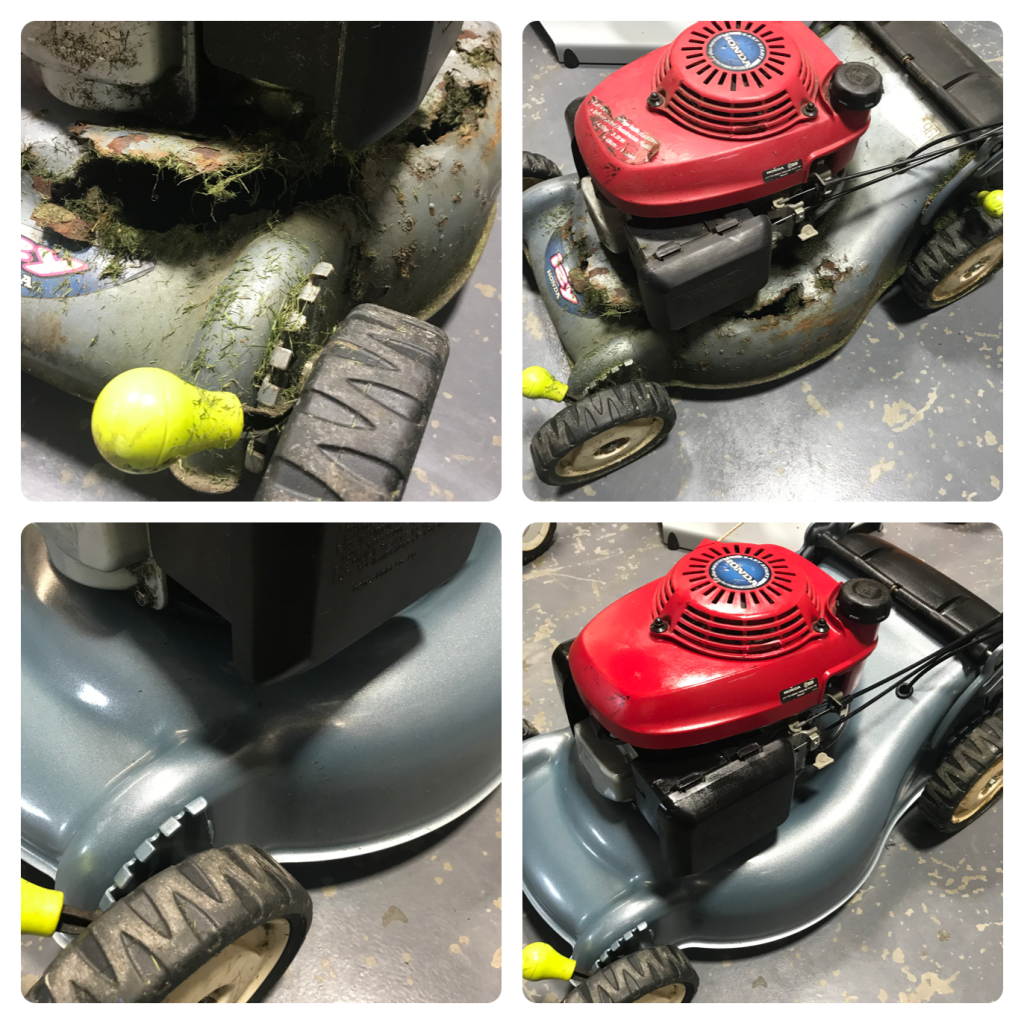 Before & After Honda Izy Mower