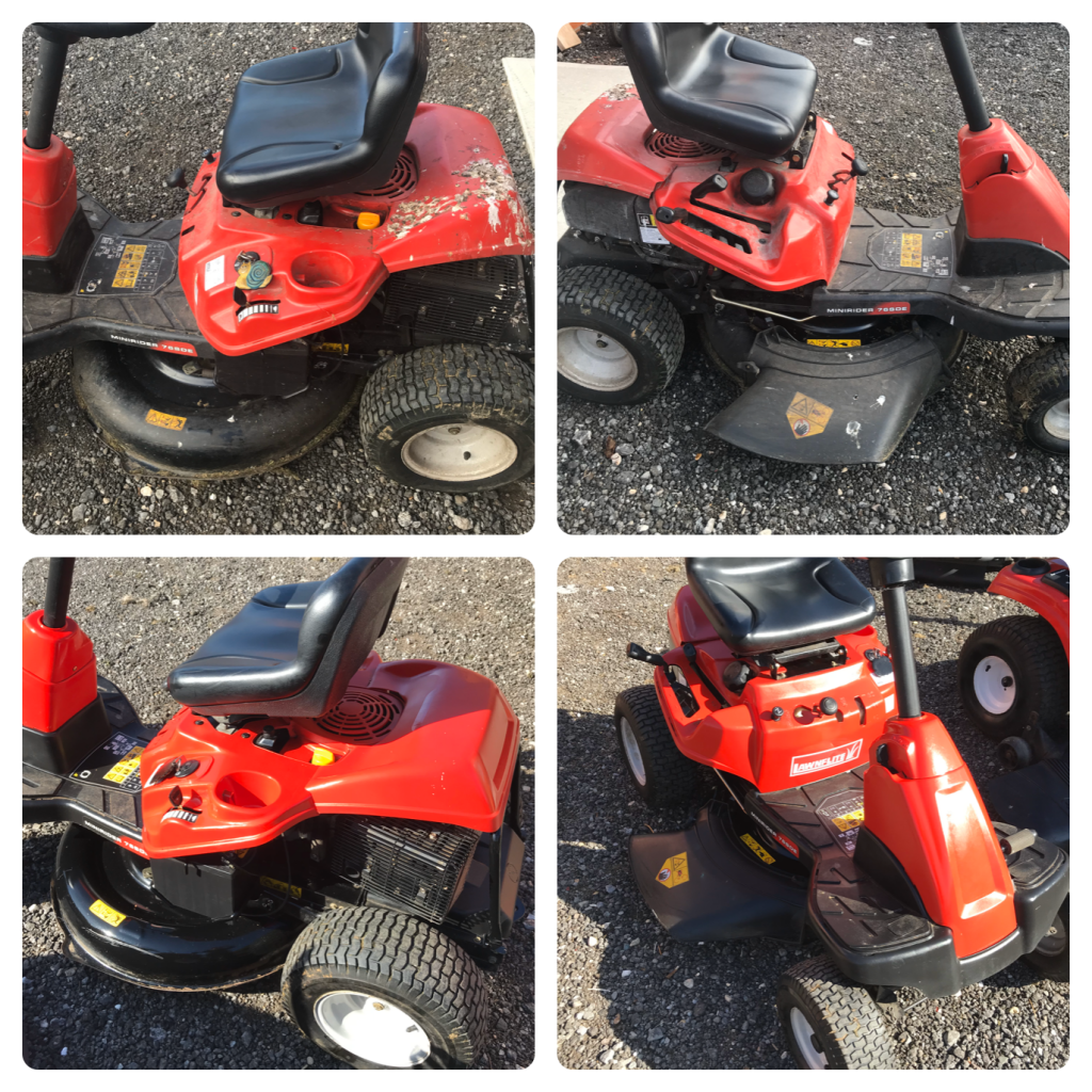 Before and After On a Lawnflite