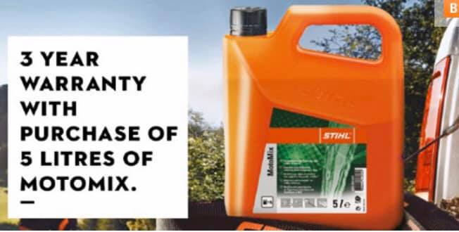 Stihl Extra Years Warranty